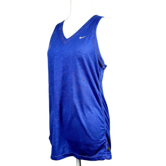 Nike Women's L Blue Racerback Athletic Tank Top - Moisture-Wicking & Quick-Dry - Picture 3 of 10